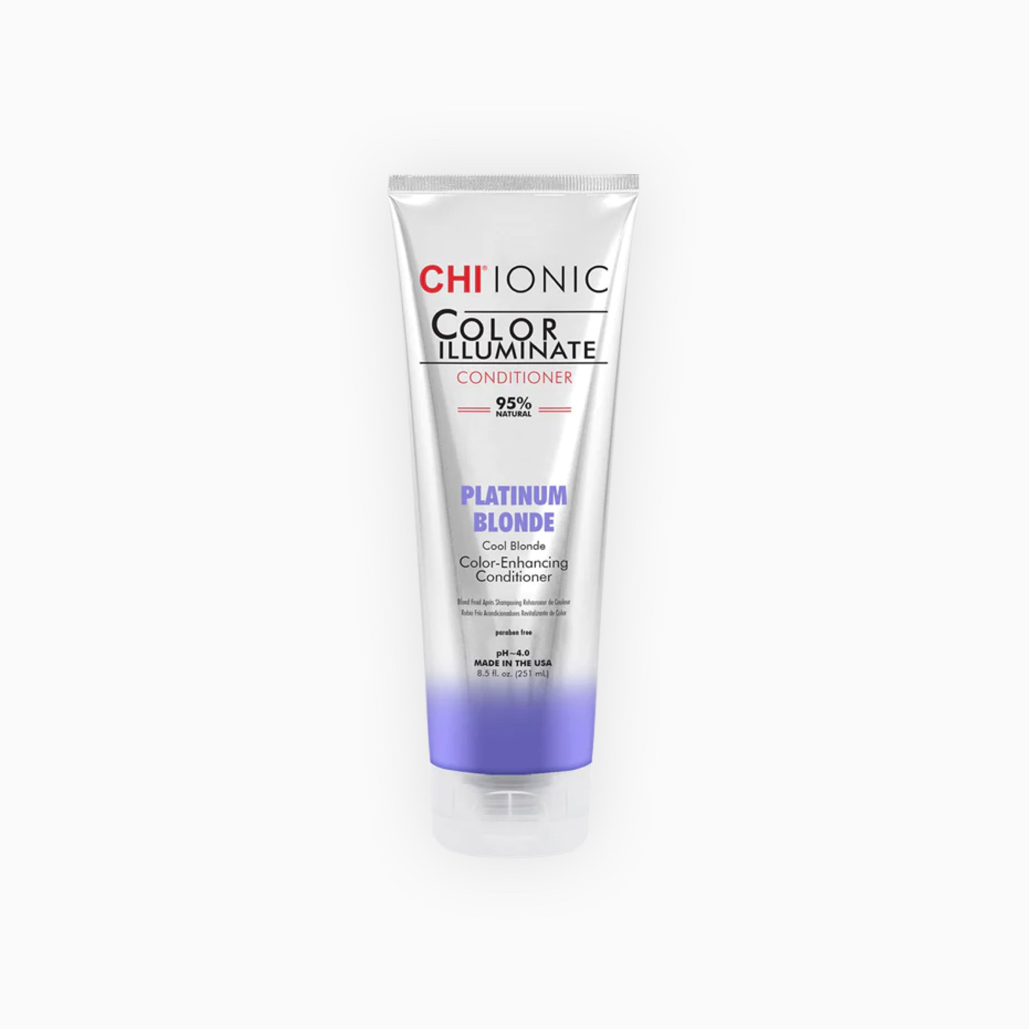 CHI Ionic Color Illuminate Conditioner - Platinum Blonde (251ml)