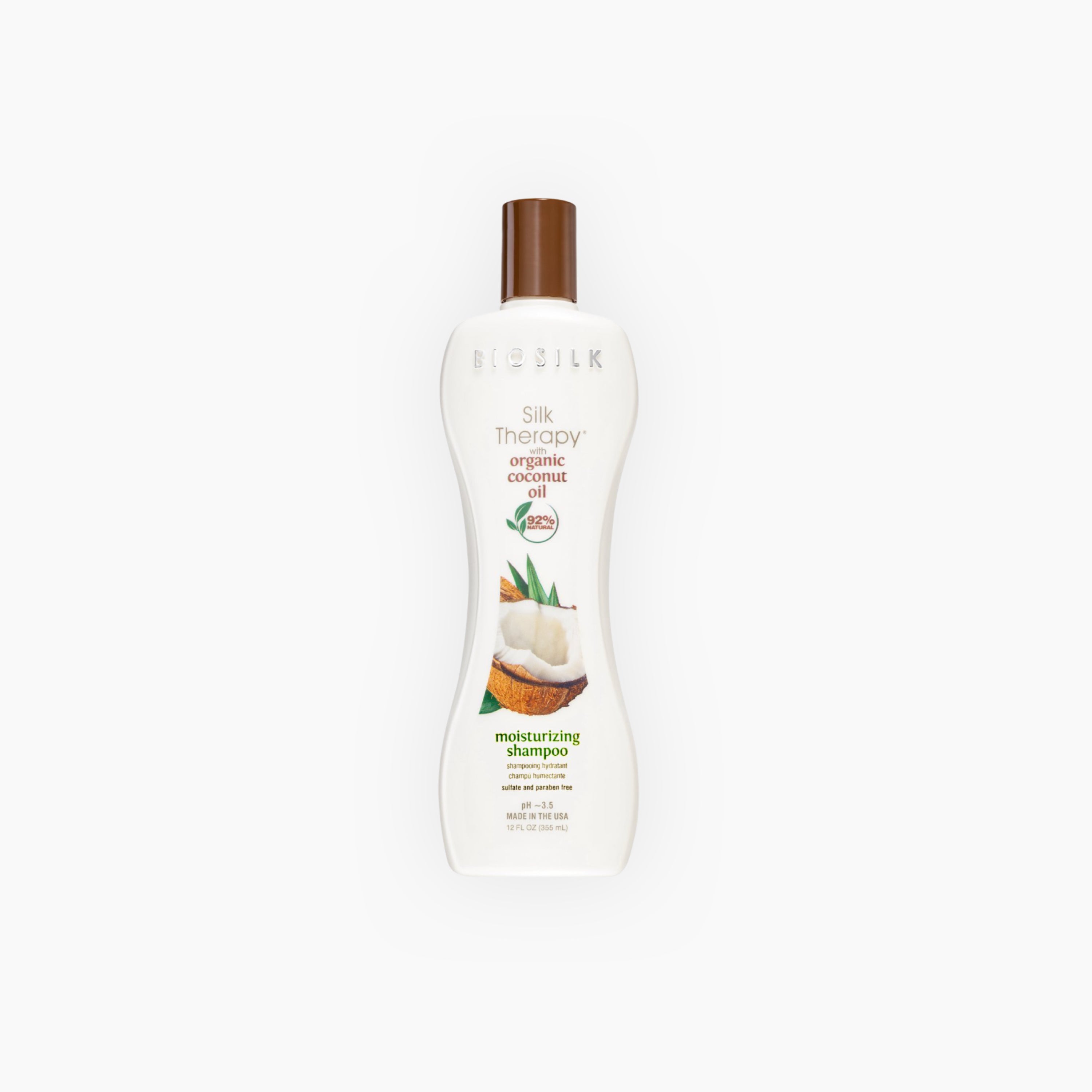 Biosilk Silk Therapy With Organic Coconut Oil Mousurizing Shampoo (355ml)