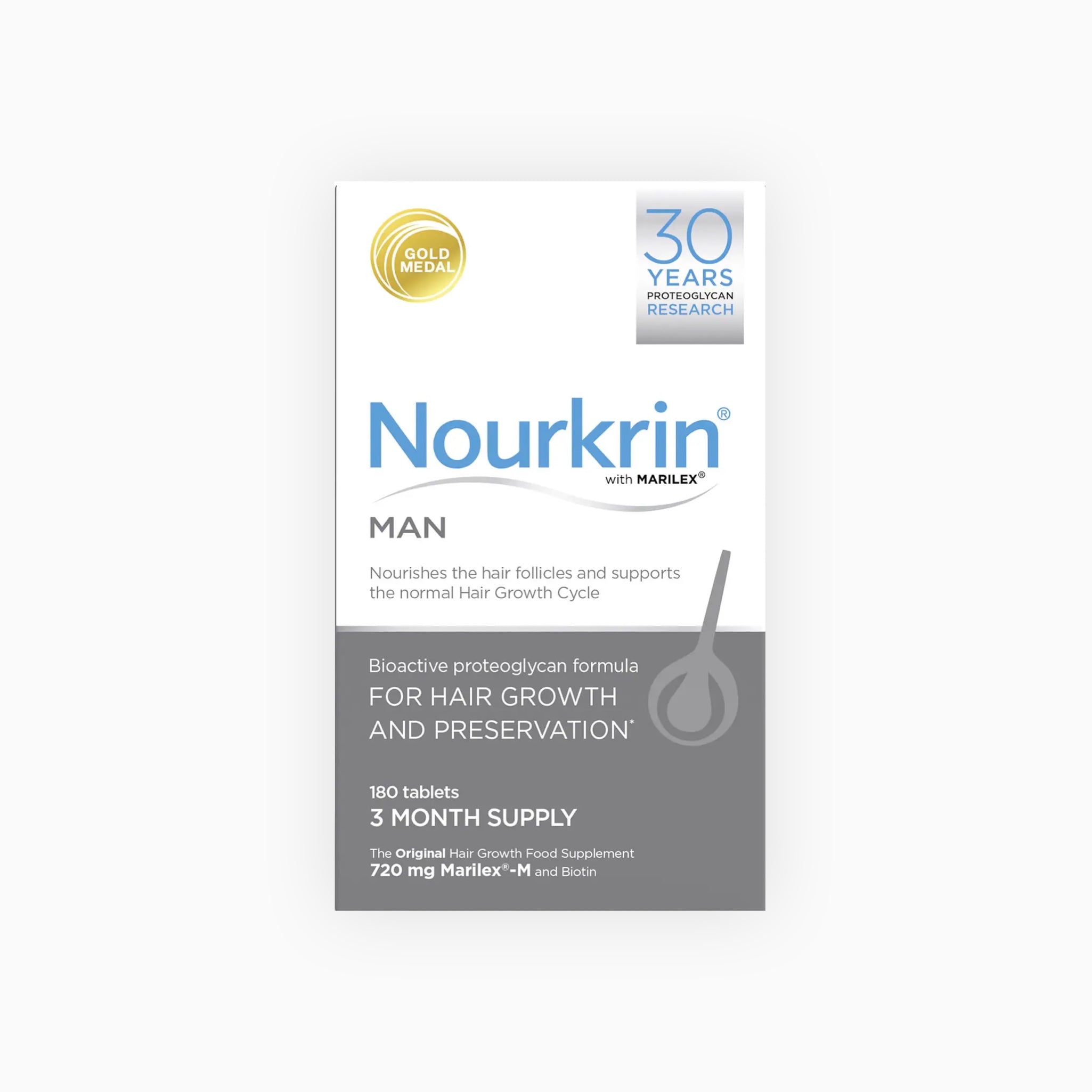 Nourkrin Man Hair Preservation Tablets (180)