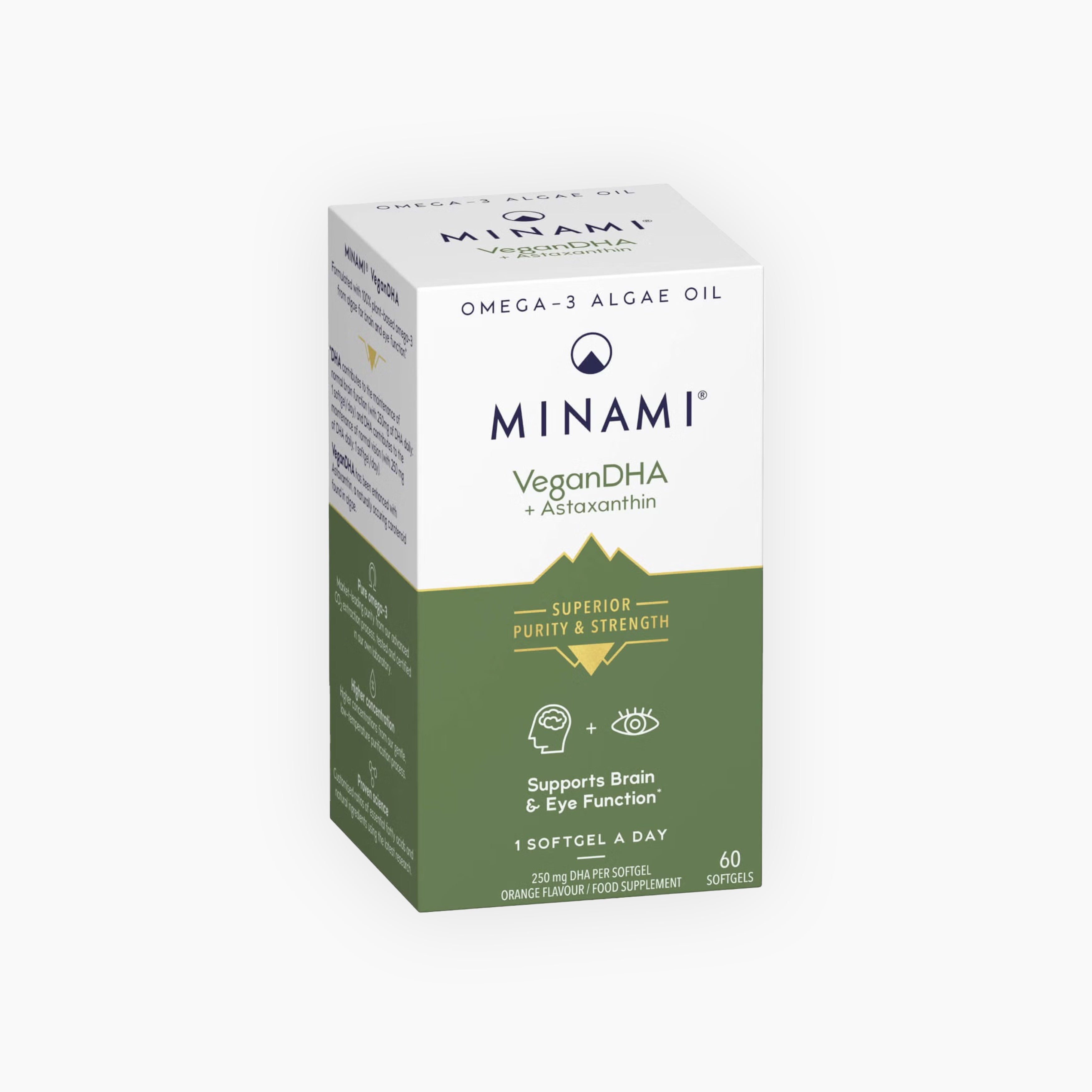 Minami Nutrition Omega-3 Fish Oil Capsules Vegan Dha (60)