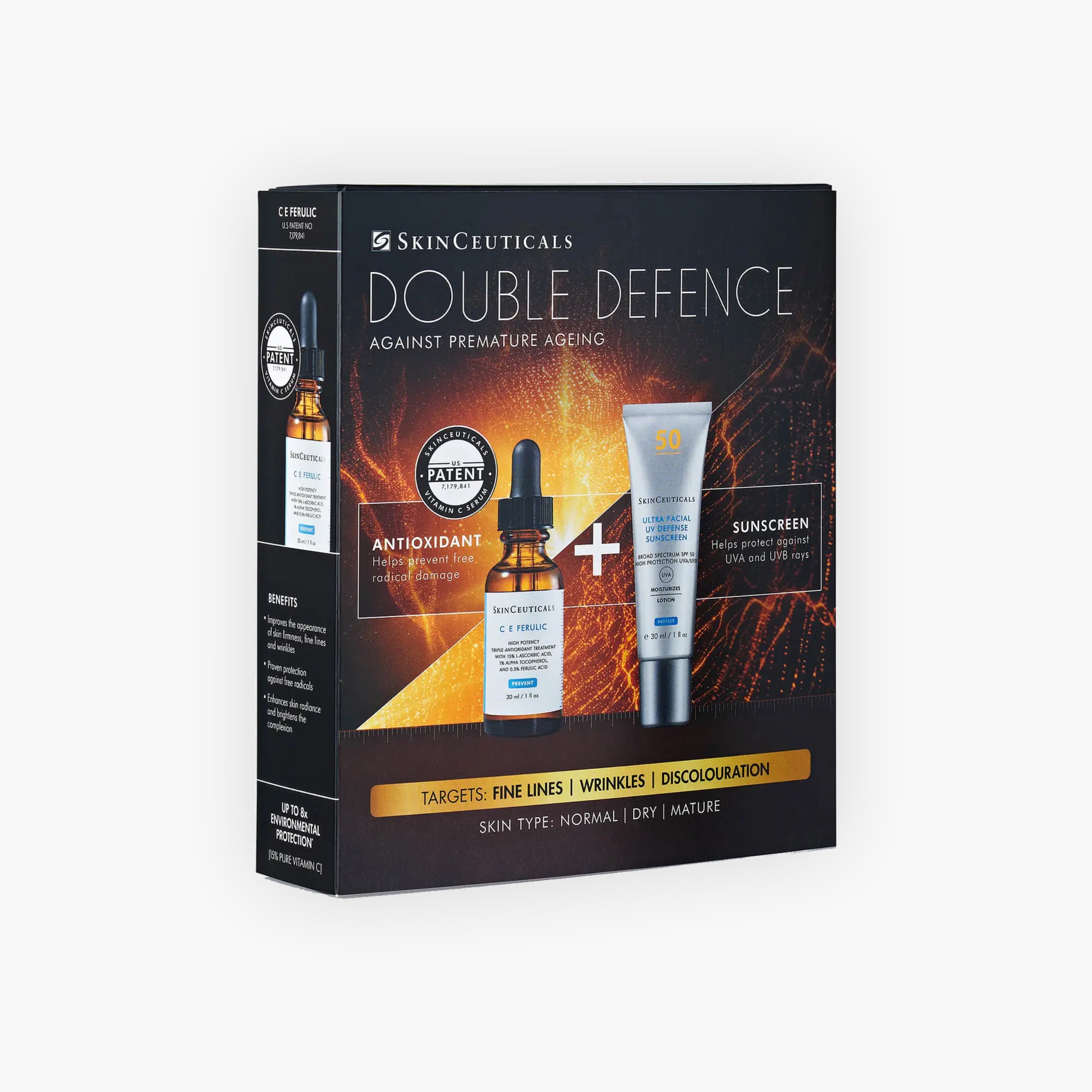 Skinceuticals Double Defence Kit For Dry Ageing Skin