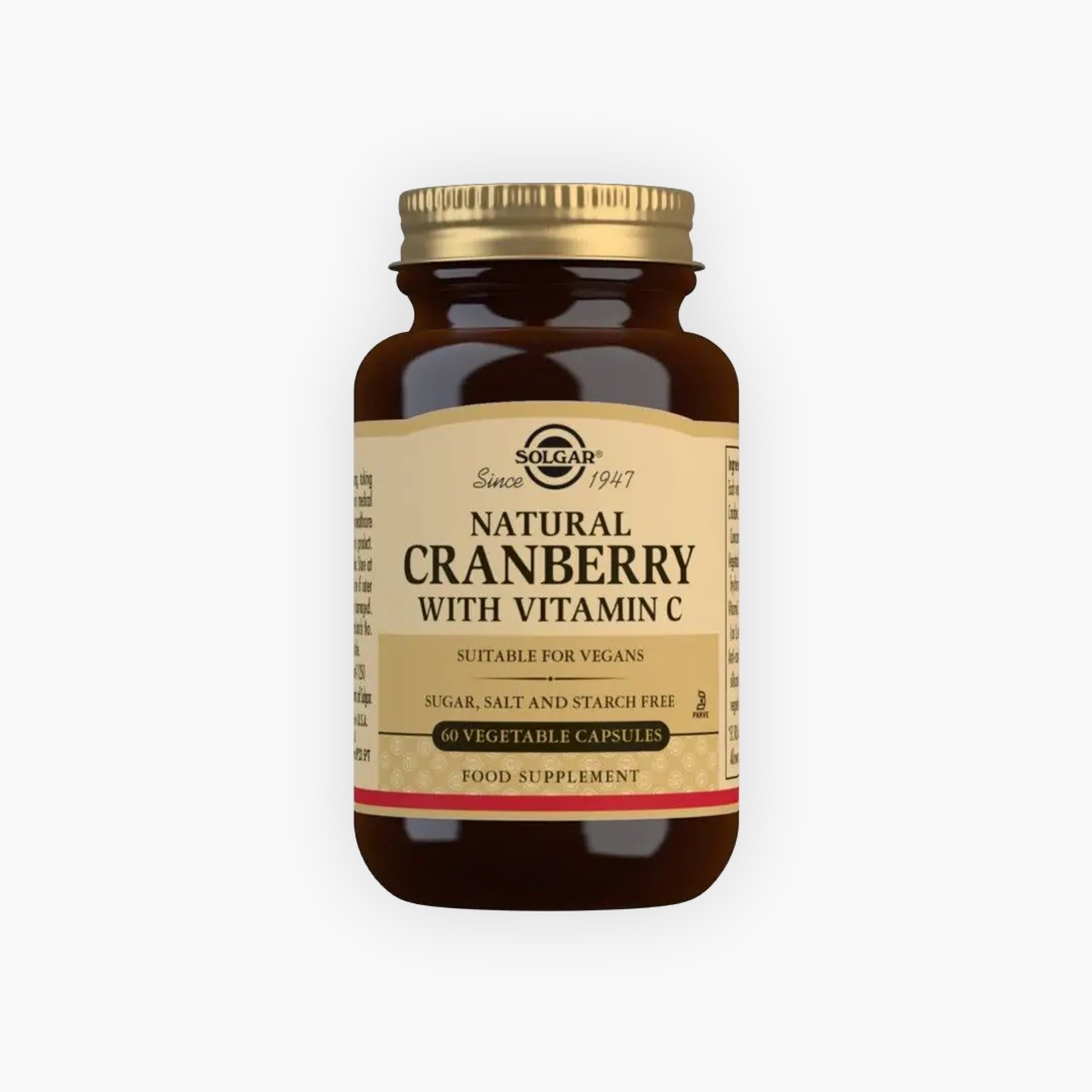 Solgar Natural Cranberry With Vitamin C (60)