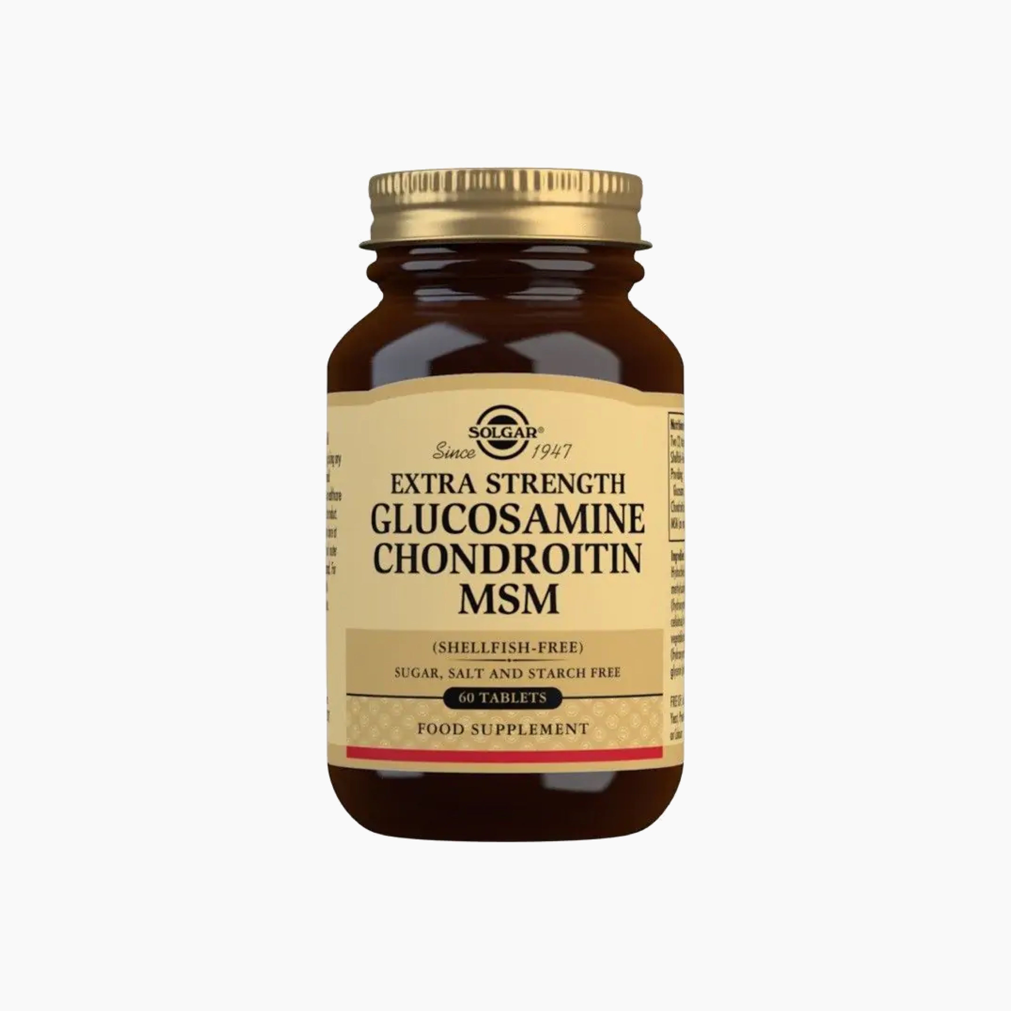 Solgar Extra Strength Glucosamine Chondroitin Msm (60)