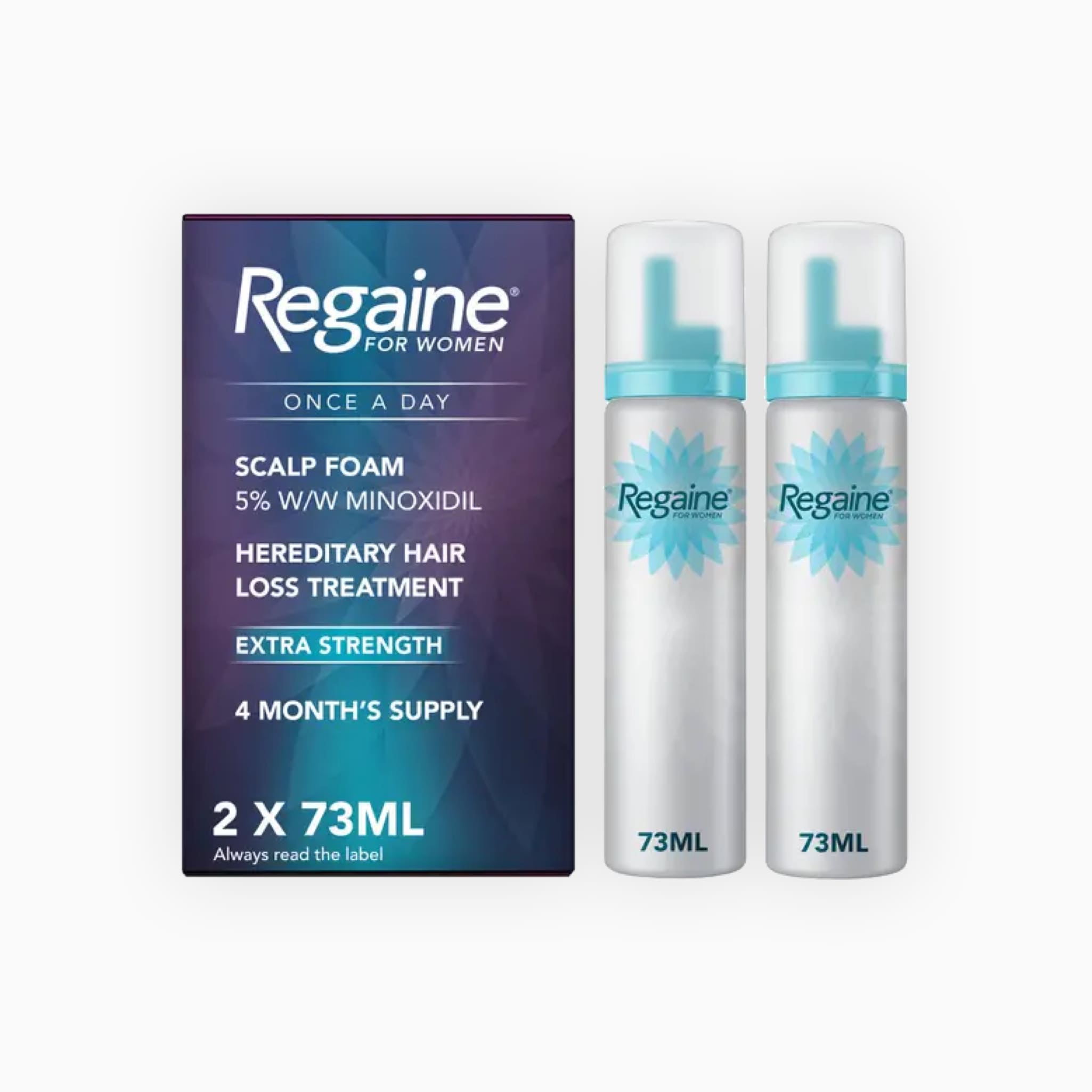 Regaine For Women Extra Strength Foam (4 Months)