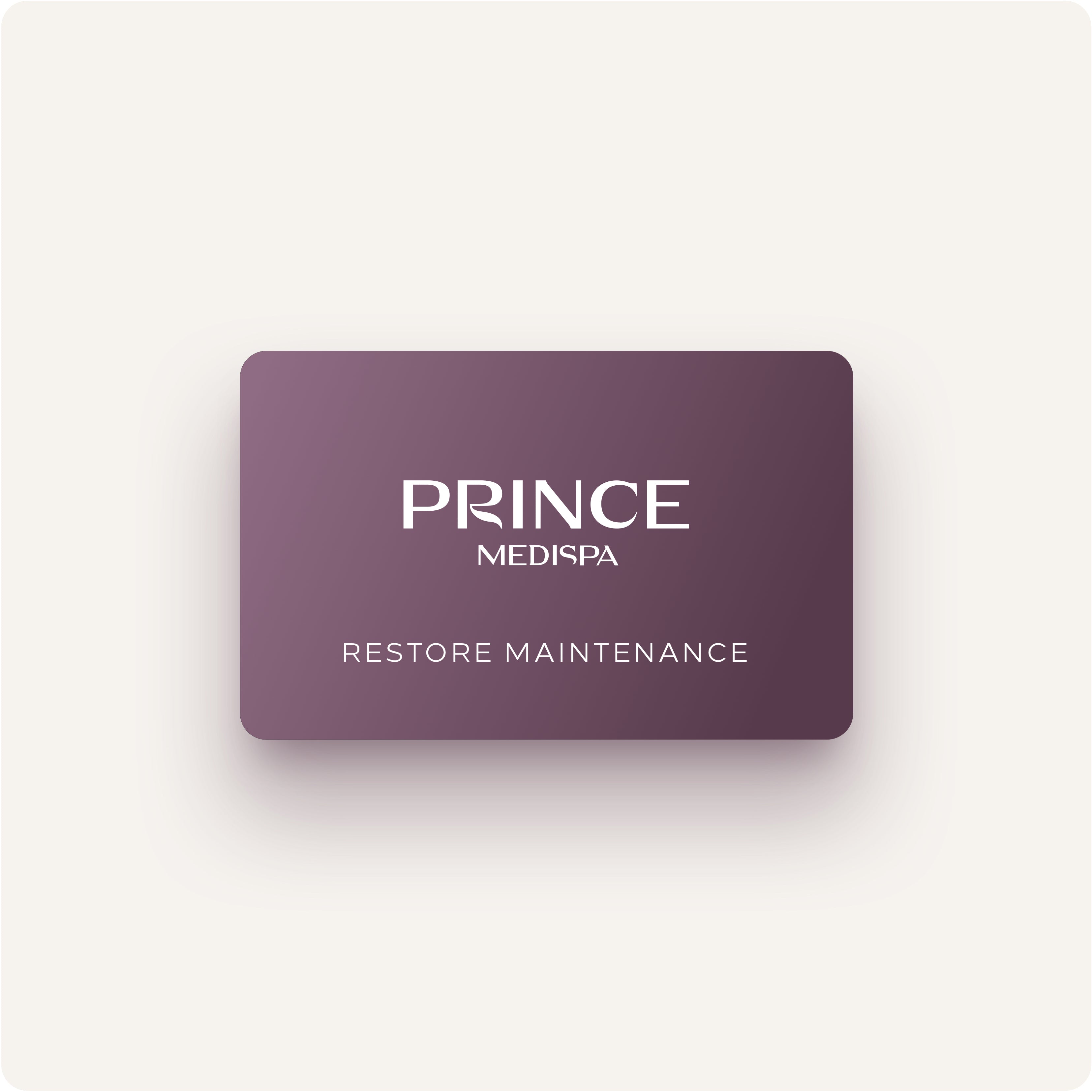 Restore Maintenance