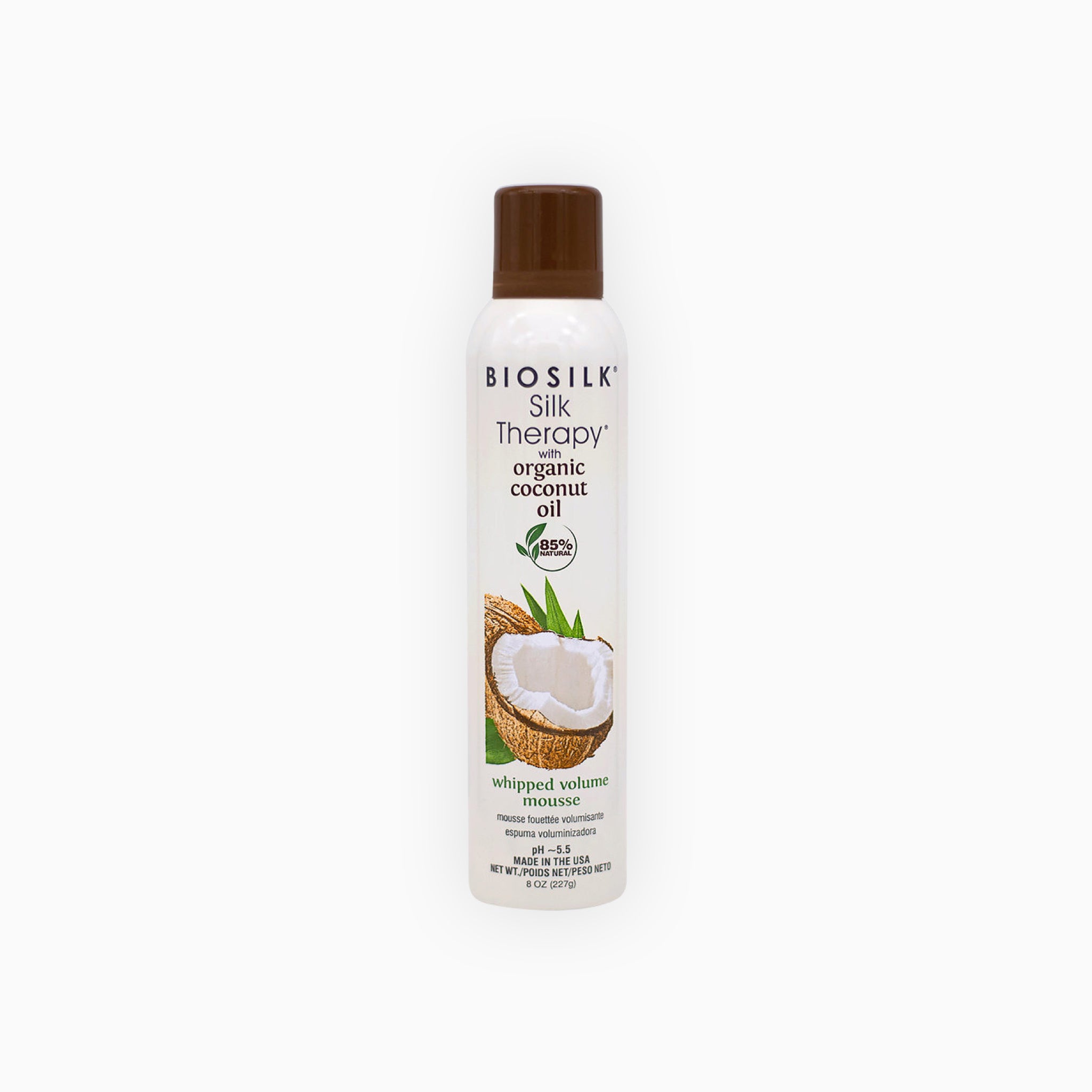 Biosilk Silk Therapy With Organic Coconut Oil Mousse (227g)