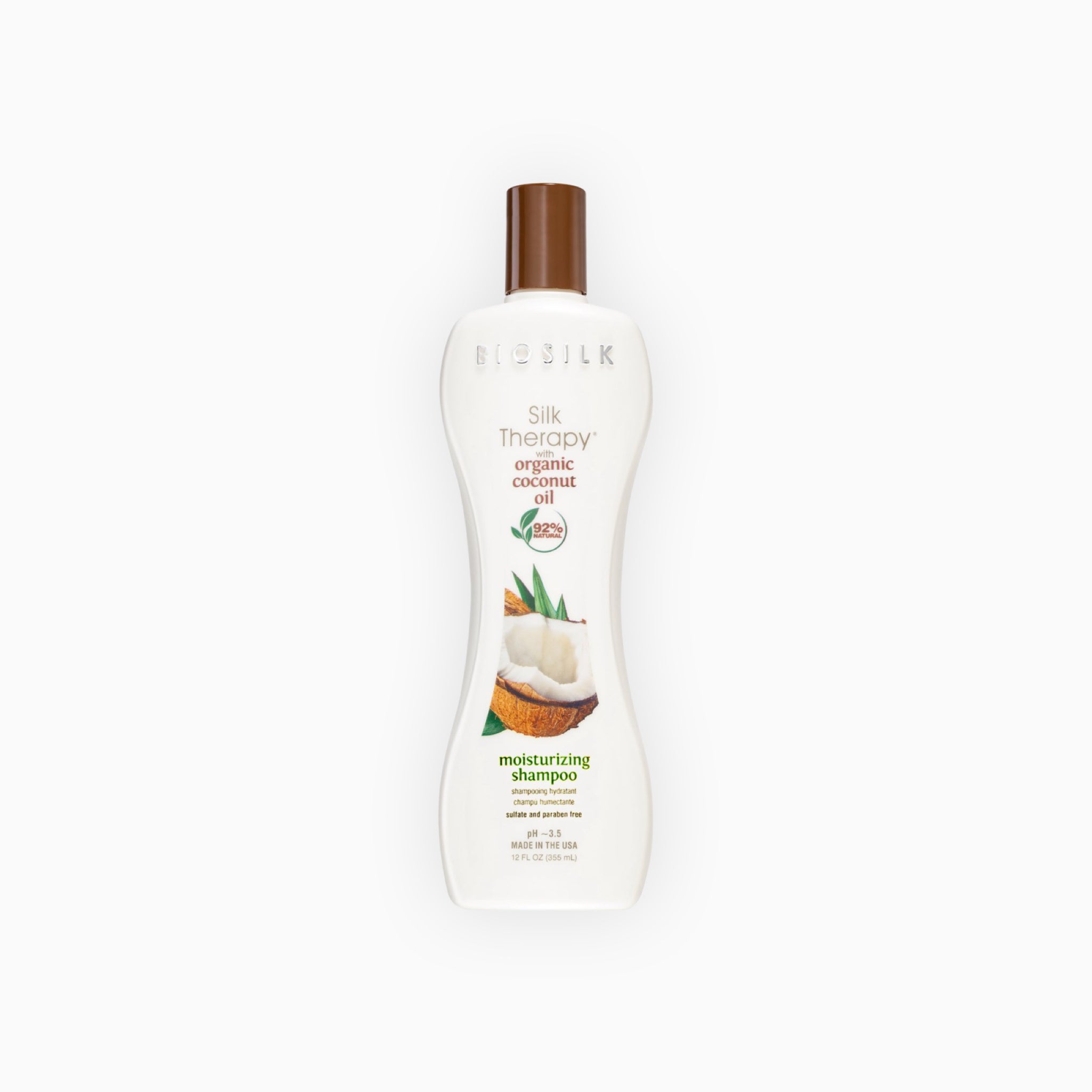 Biosilk Silk Therapy With Organic Coconut Oil Mousurizing Shampoo (355ml)