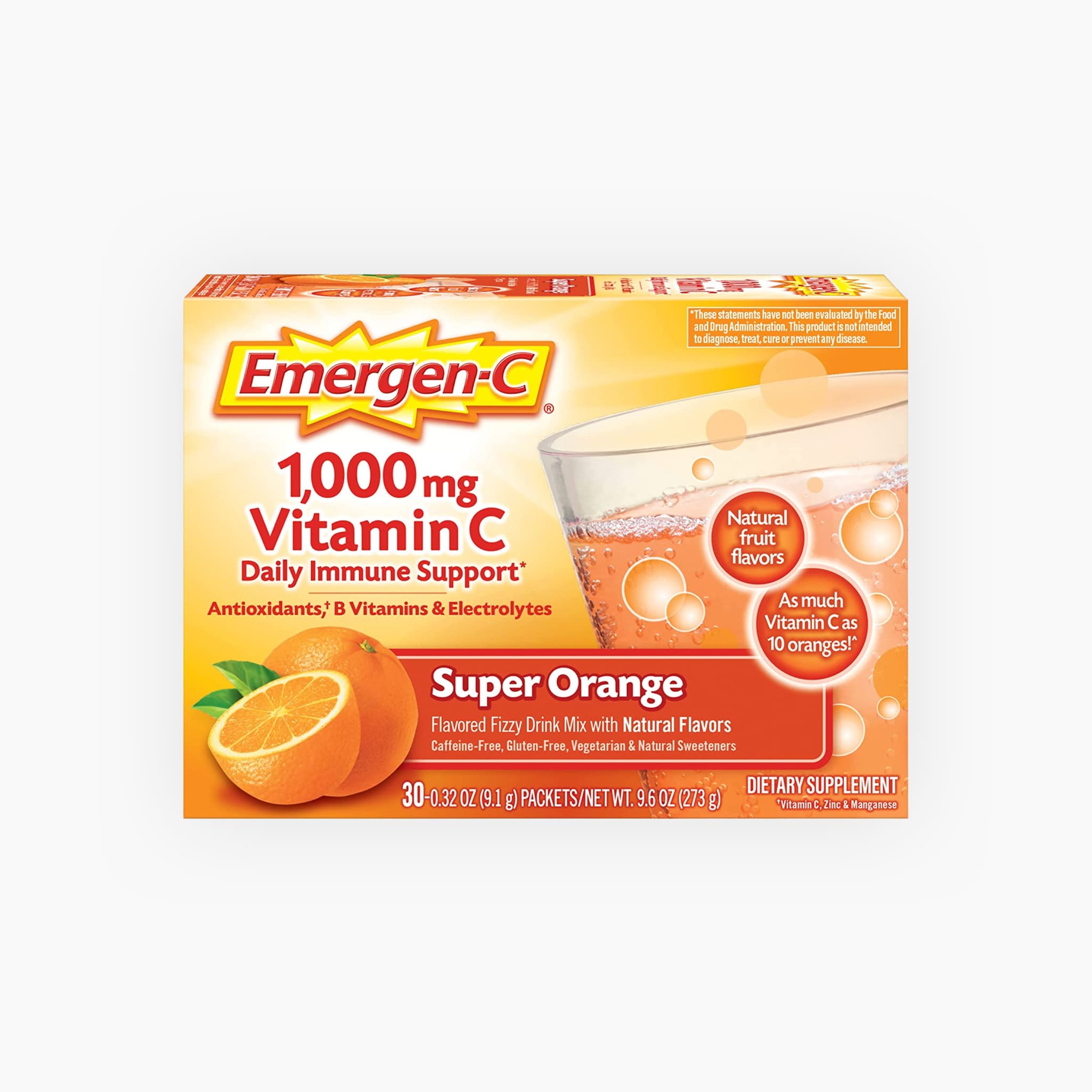 Emergen-C Sachets Super Orange (30)