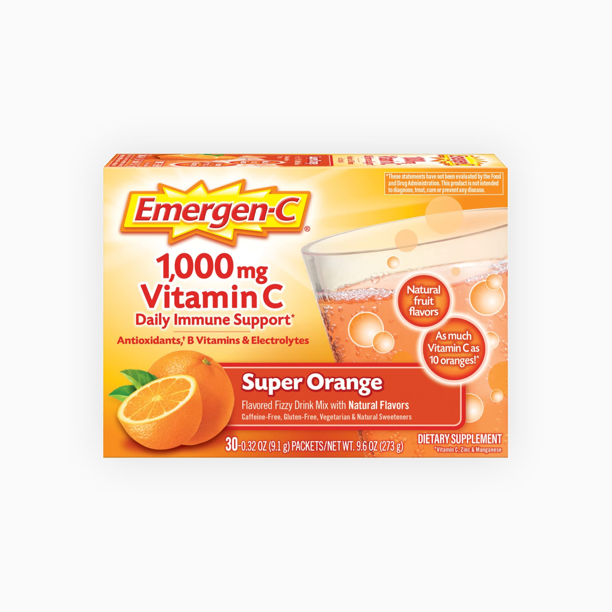 Emergen-C 1000 mg Vitamin C Orange (30)