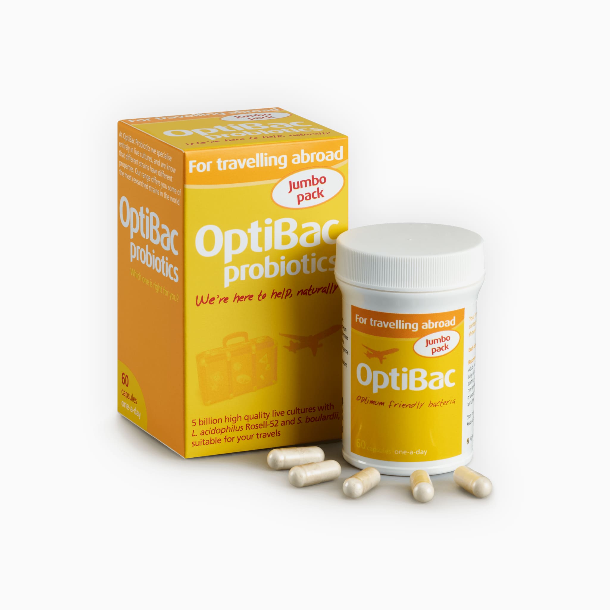 Optibac Probiotic Food For Travelling Abroad (60)