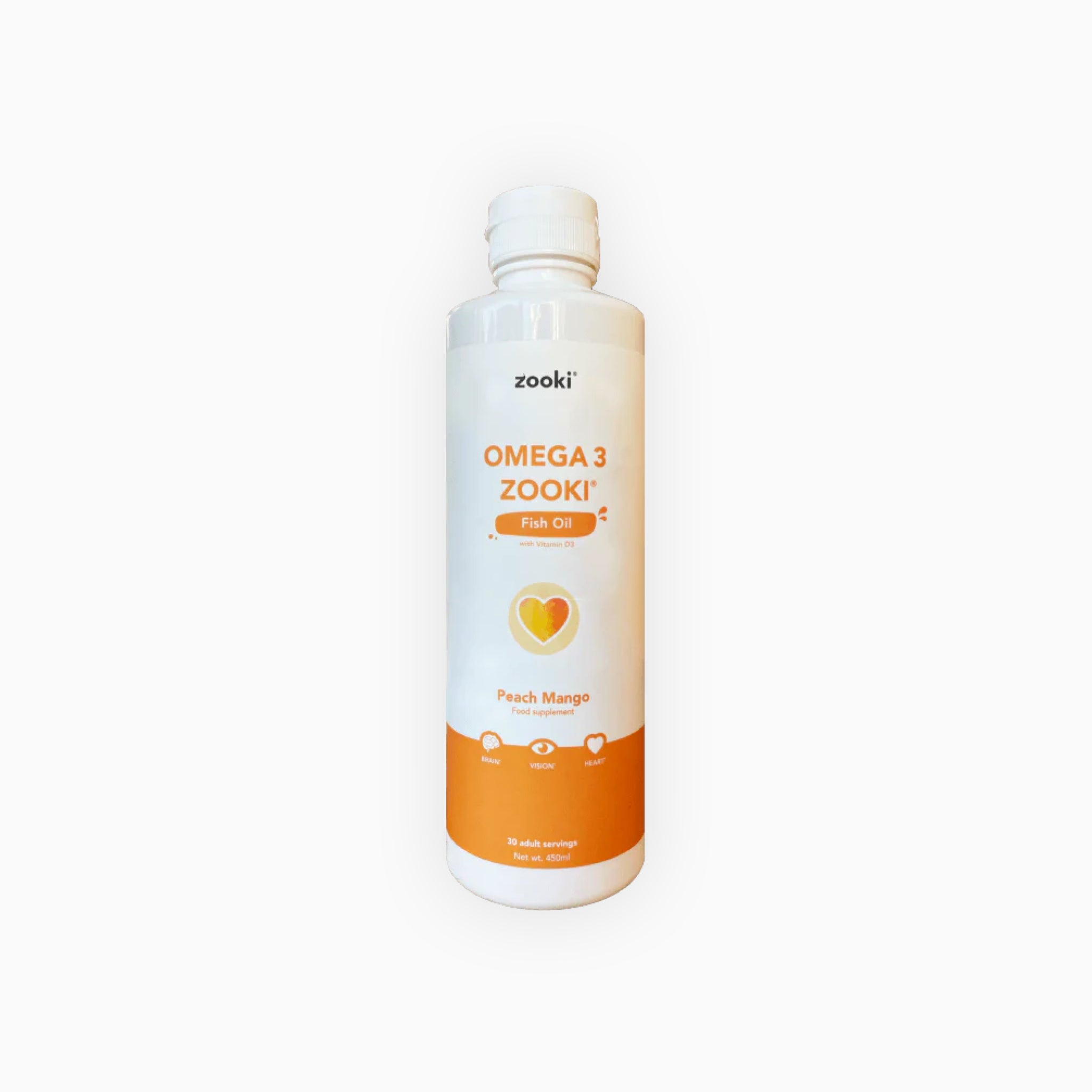 Zooki Omega 3 - Peach Mango (450ml)