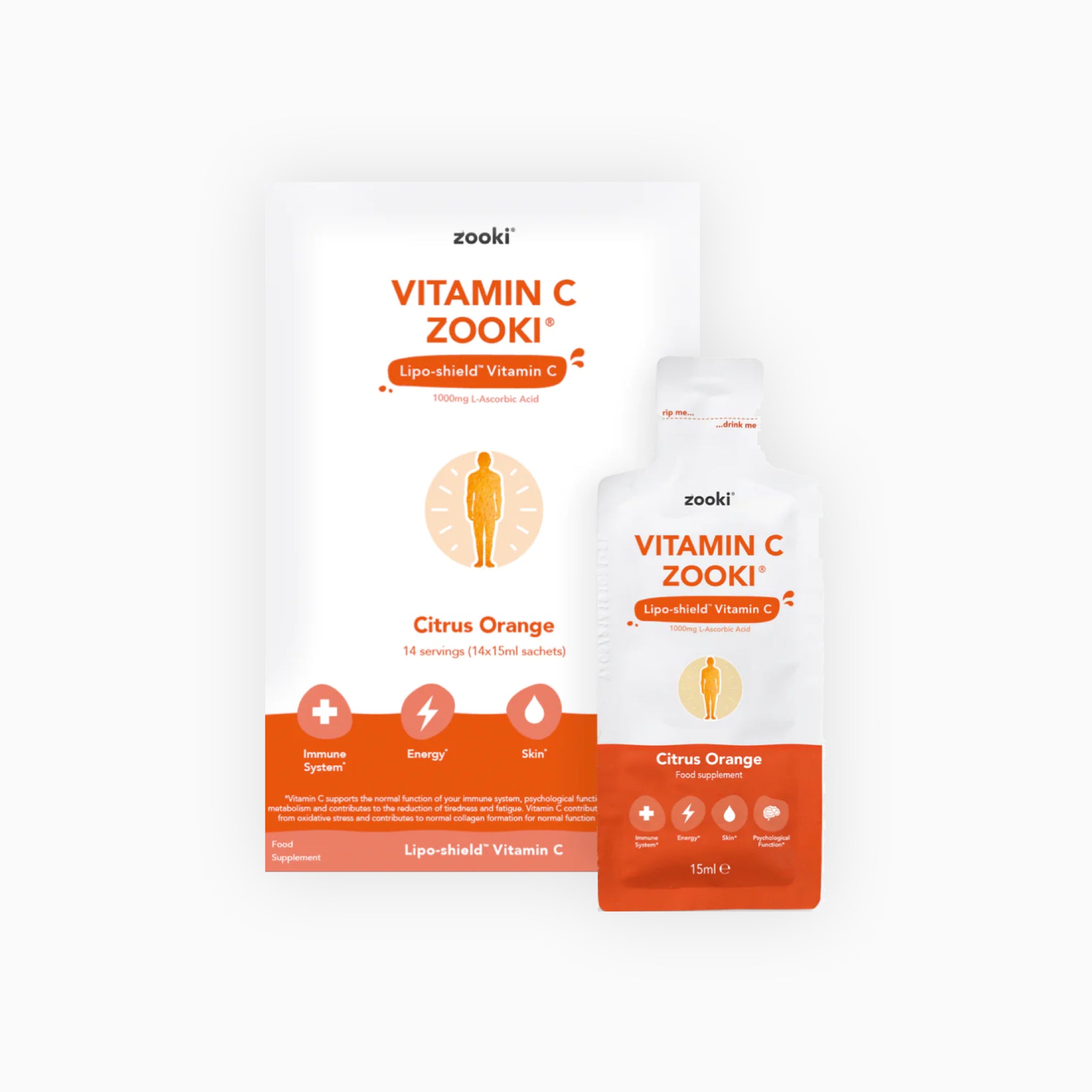 Zooki Vitamic C Citrus Orange (14x15ml)