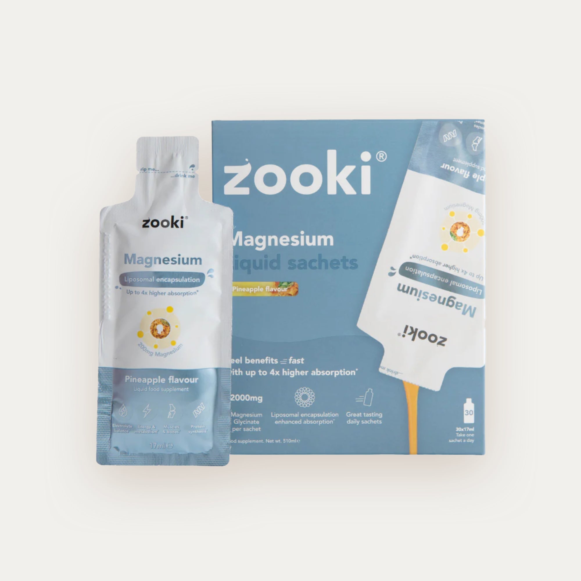 Zooki Magnesium Liposomal Magnesium Pineapple Guava (30)