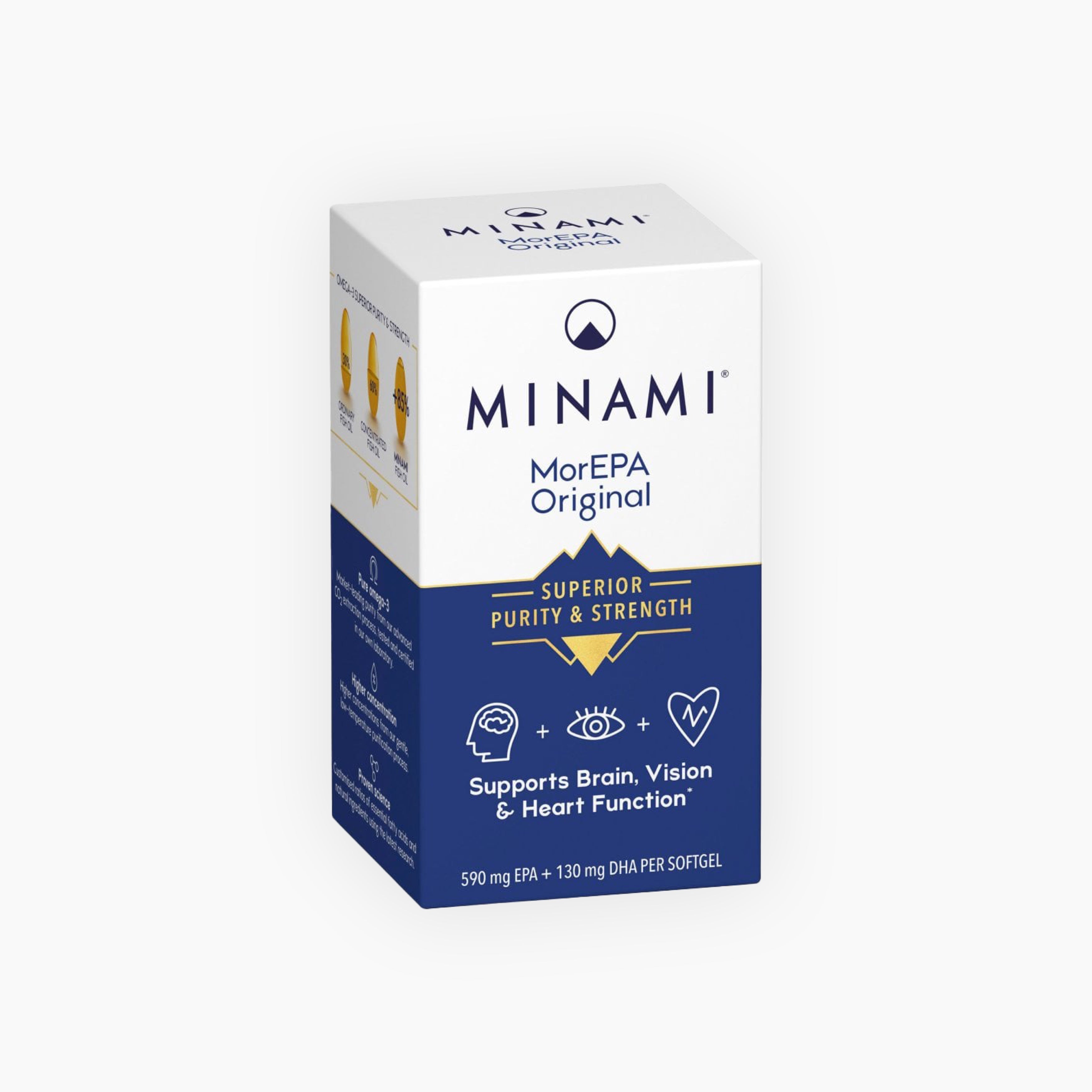 Minami Nutrition Omega-3 Fish Oil Capsules Plus (60)