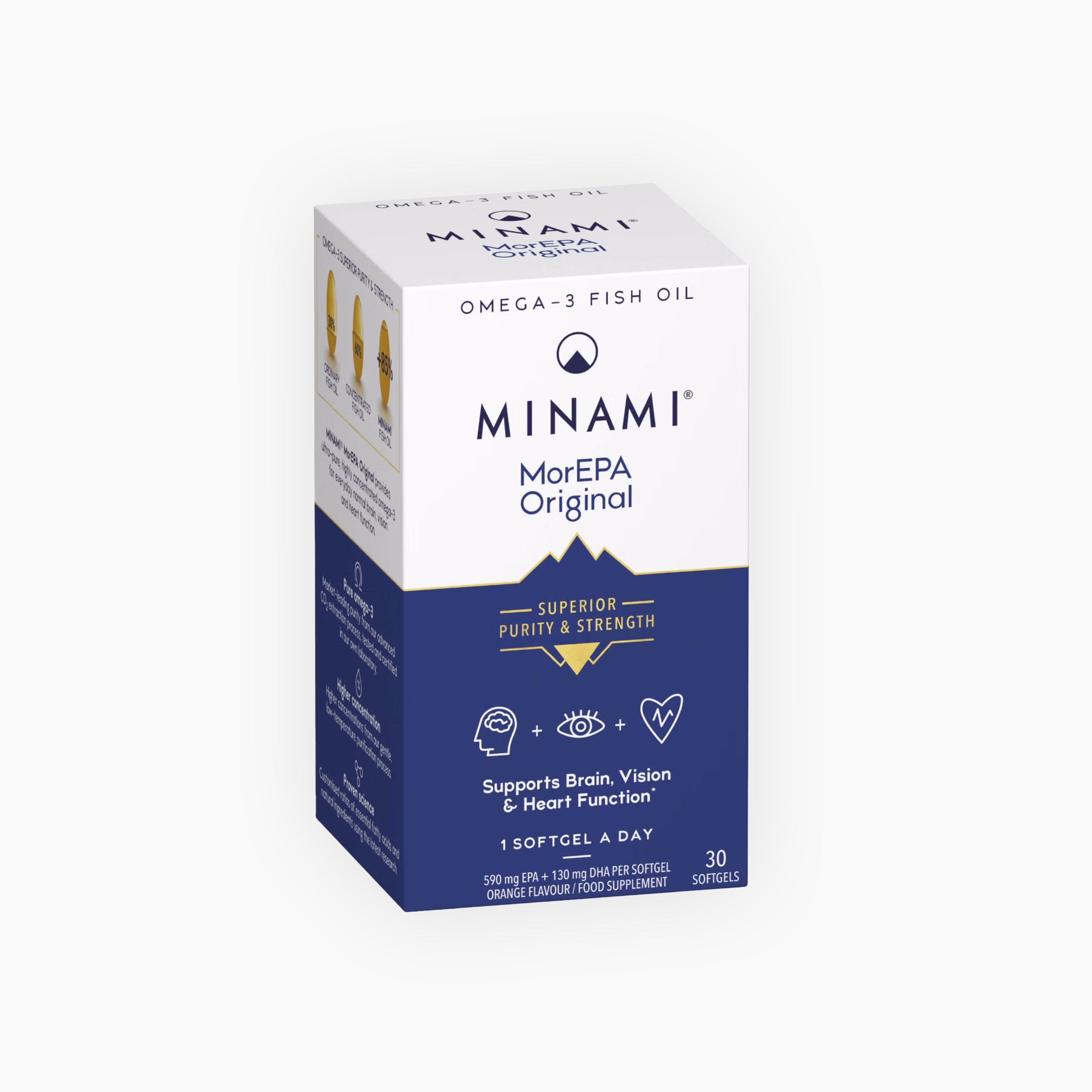 Minami Nutrition Omega-3 Fish Oil - MorEPA original