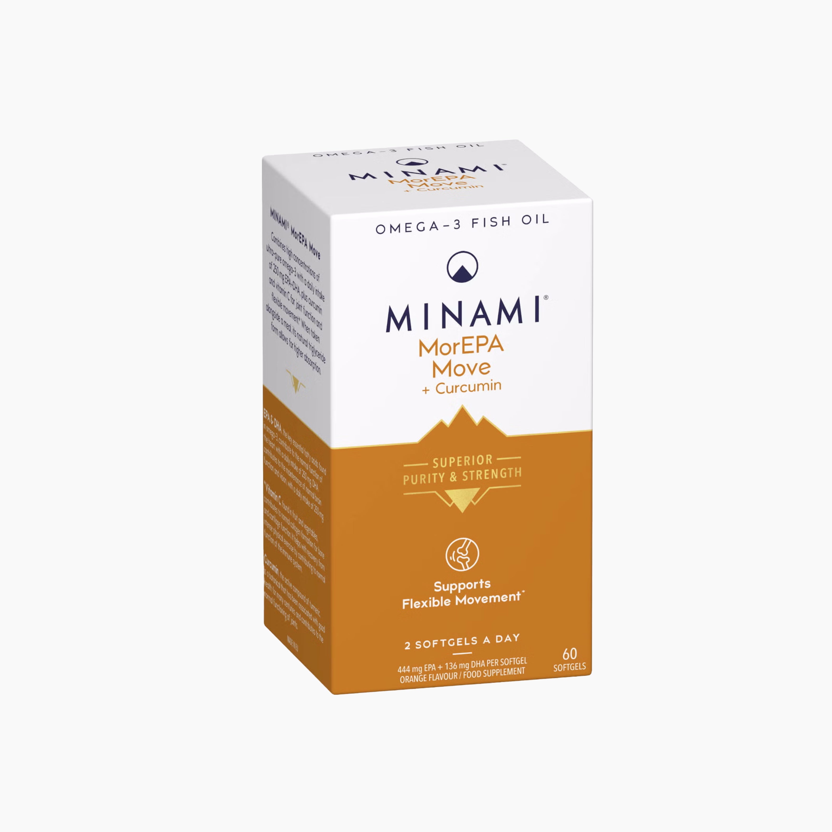 Minami Nutrition Omega-3 Fish Oil - MorEPA Move + Curcumin