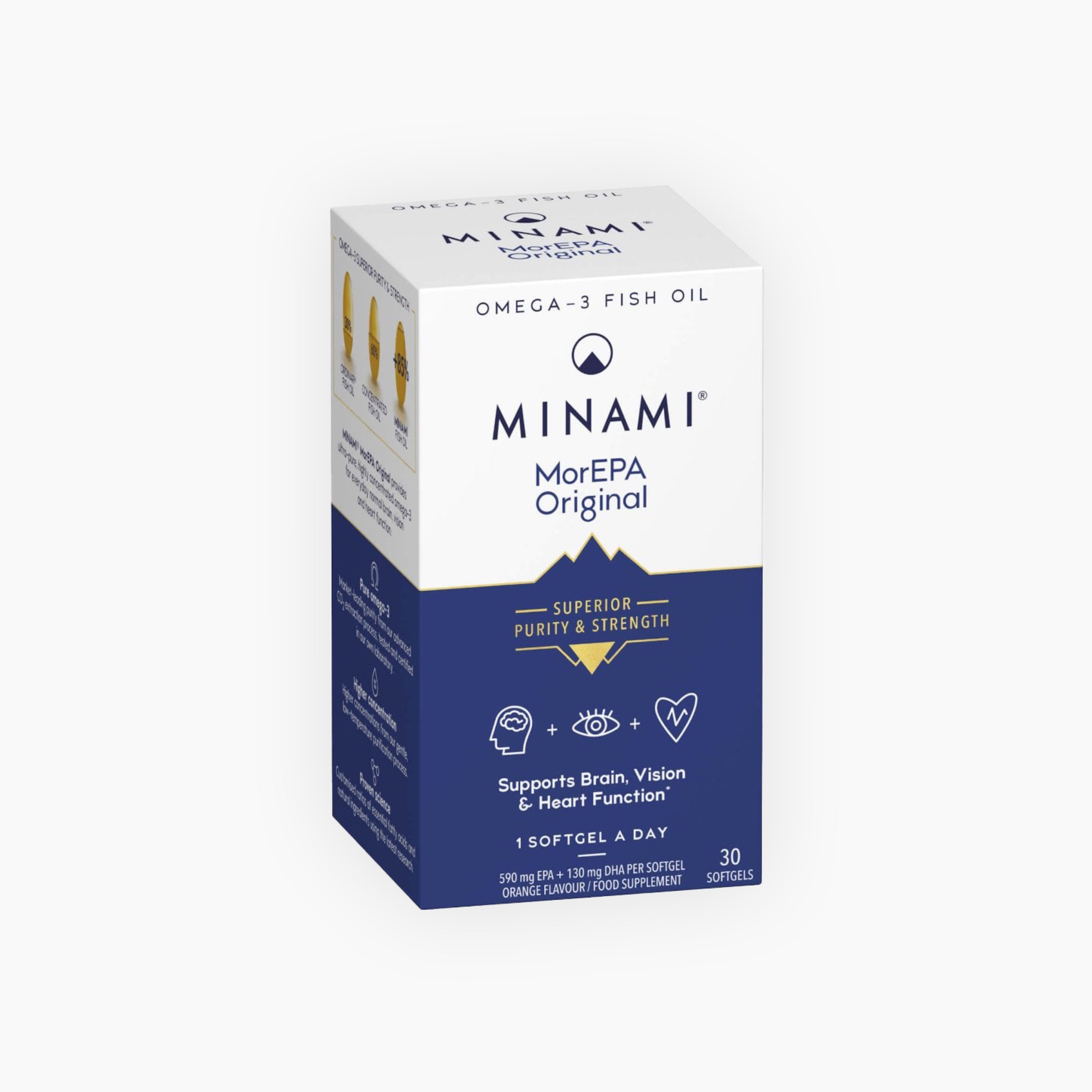 Minami Nutrition Omega-3 Fish Oil Capsules (30)