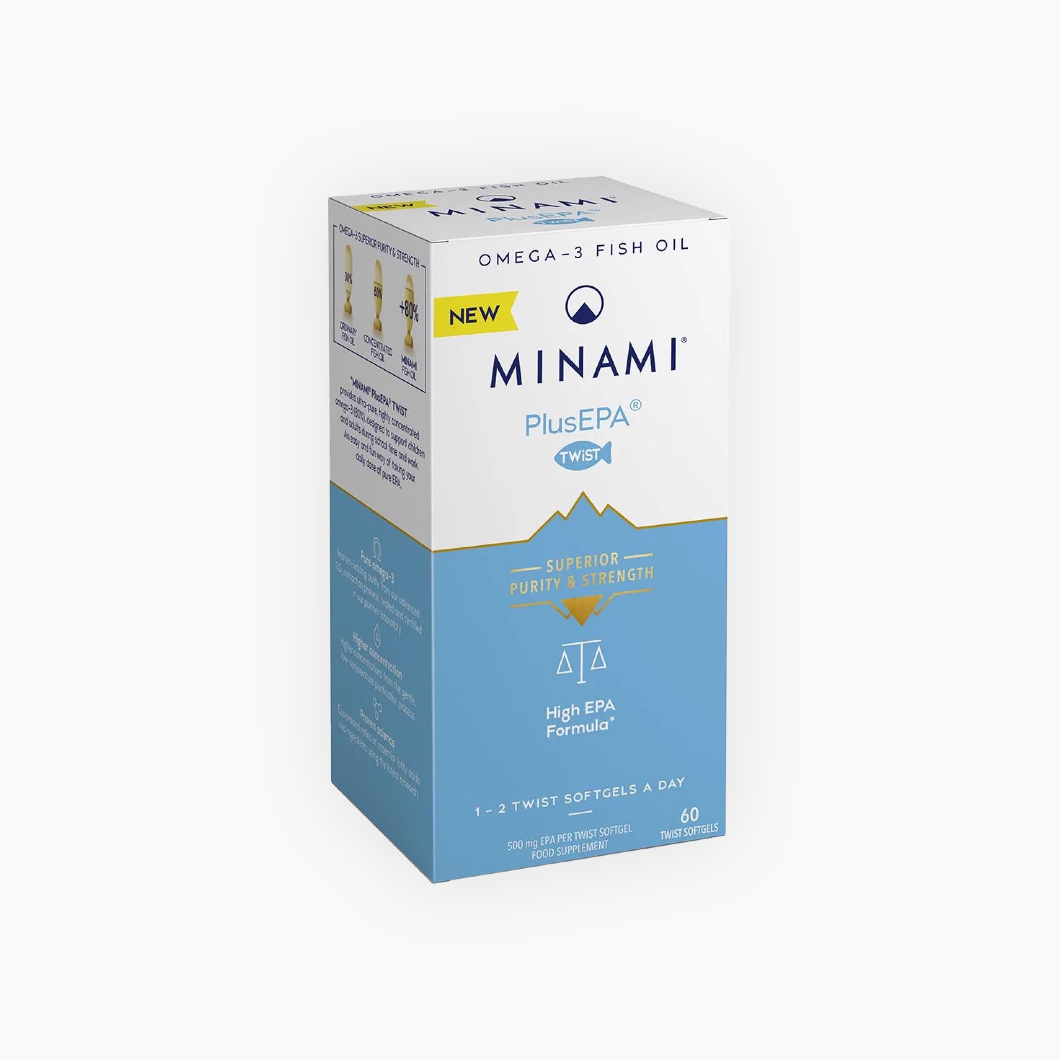 Minami Plusepa Twist Omega 3 Fish Oil (60)